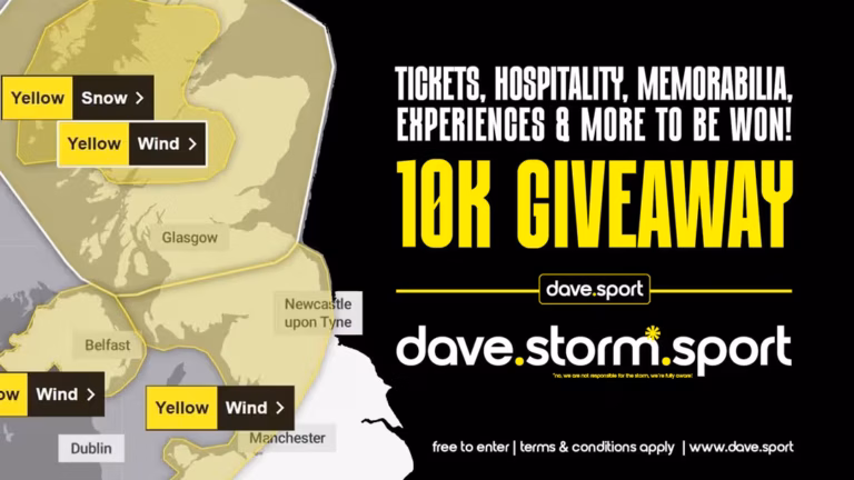 Dave.Sport Reveal £10,000 GIVEAWAY In Partnership with ReadHorseRacing To Combat Easter Weekend DAVE.STORM