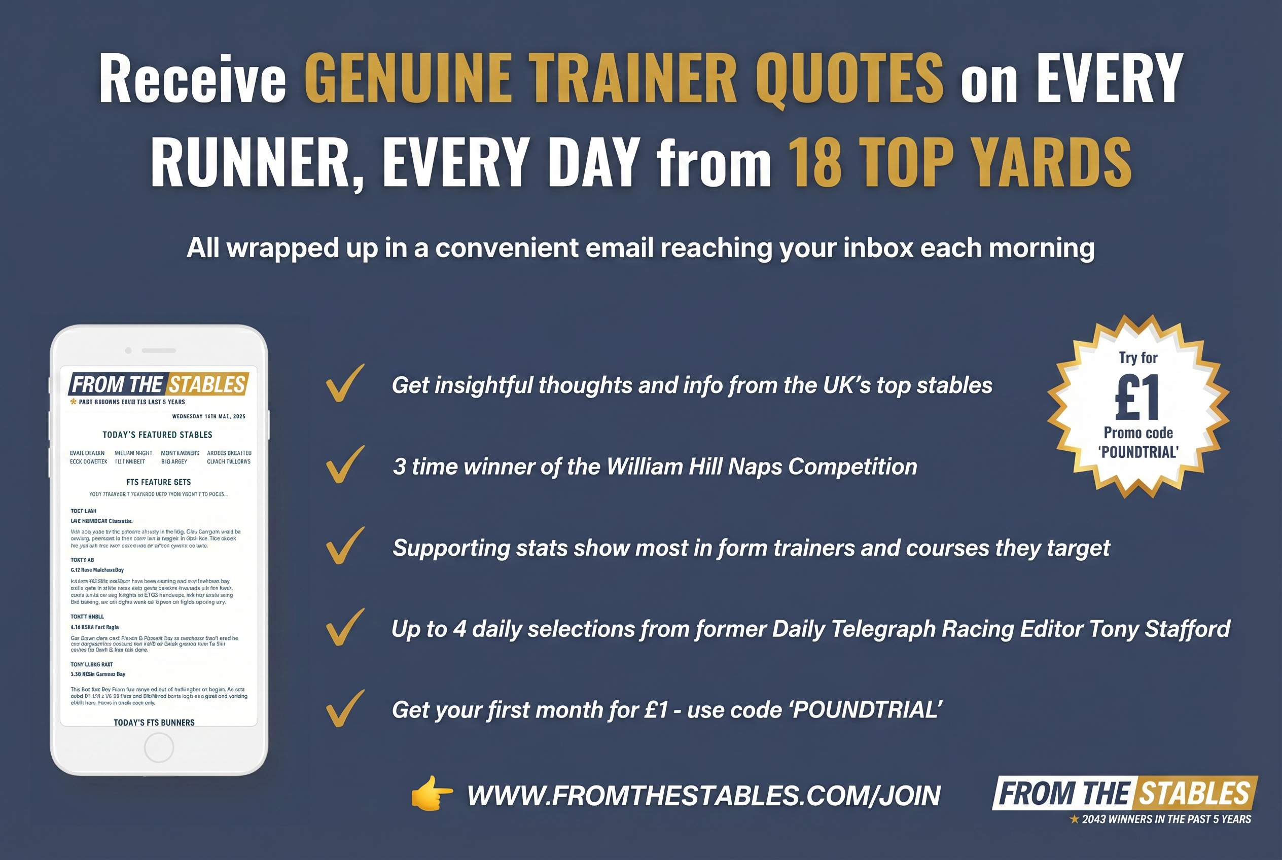 FromTheStables Promo Code