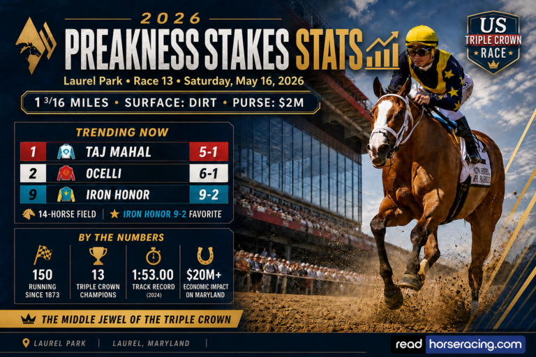 Preakness Stakes Stats and Trends To Help Find The 2026 Laurel Park Winner