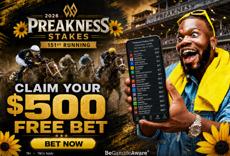 Preakness Stakes Free Bets 2026 – Claim Up To $500 In Horse Racing Welcome Bonuses