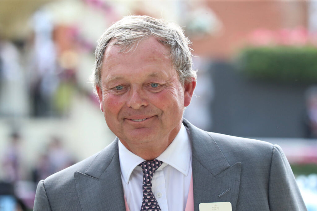 William Haggas at Ascot, trainer of Queen Elizabeth II Jubilee Stakes winner Almeraq