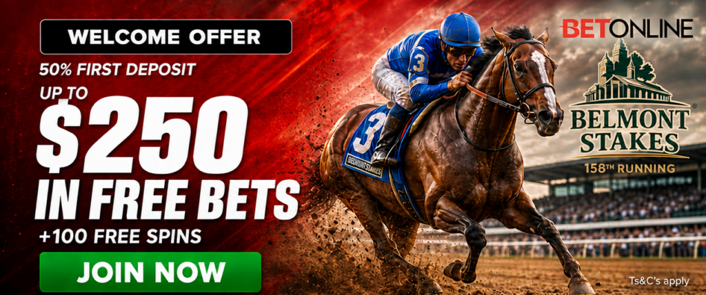 Belmont Stakes Free Bets BetOnline