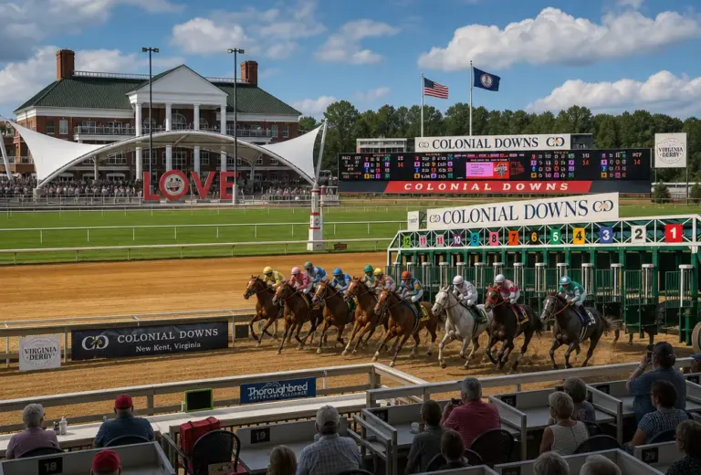 Colonial Downs Horse Racing Track